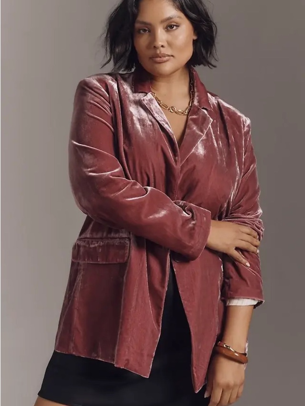 Tessie Blazer by Maeve: Velvet Edition
